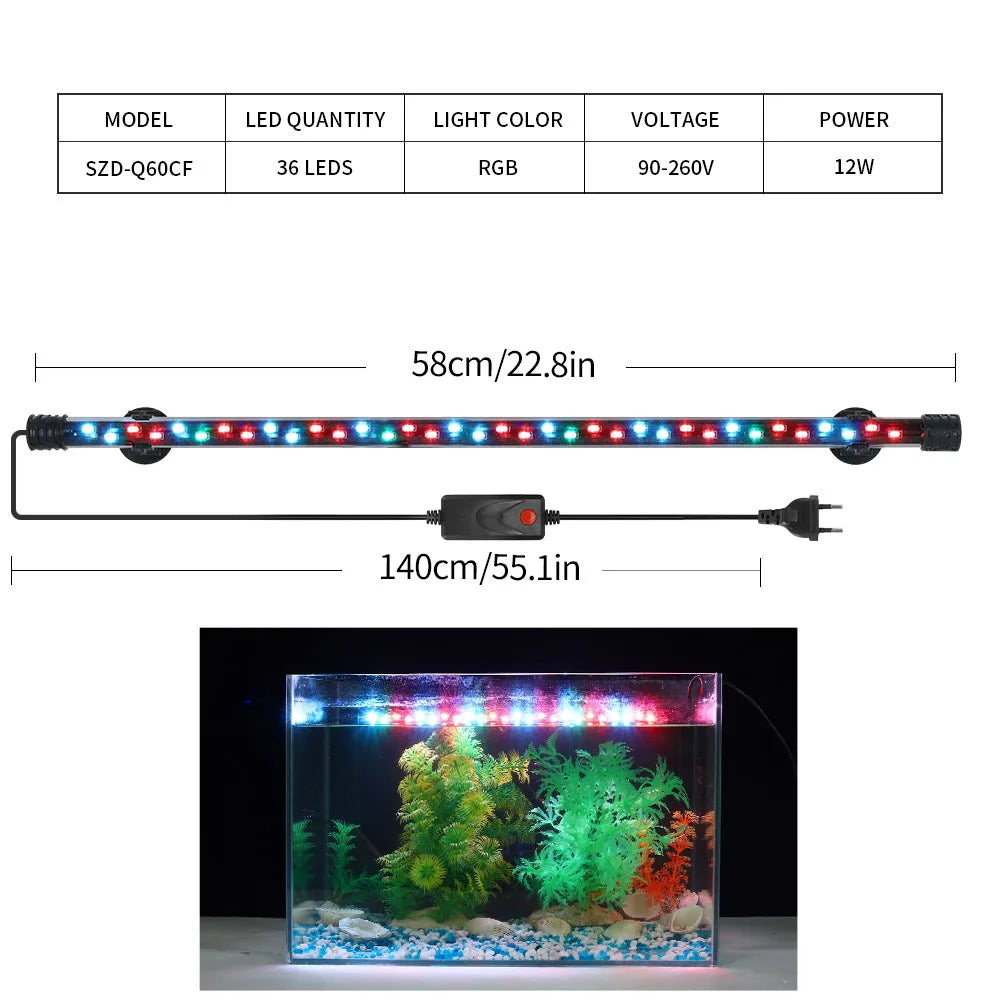Waterproof LED Aquarium Light