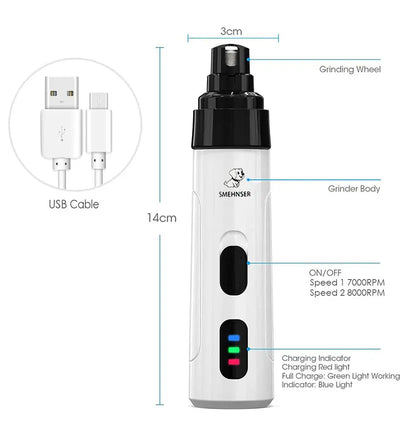 usb pet nail grinder