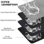 non-slip silicone pet food mat


