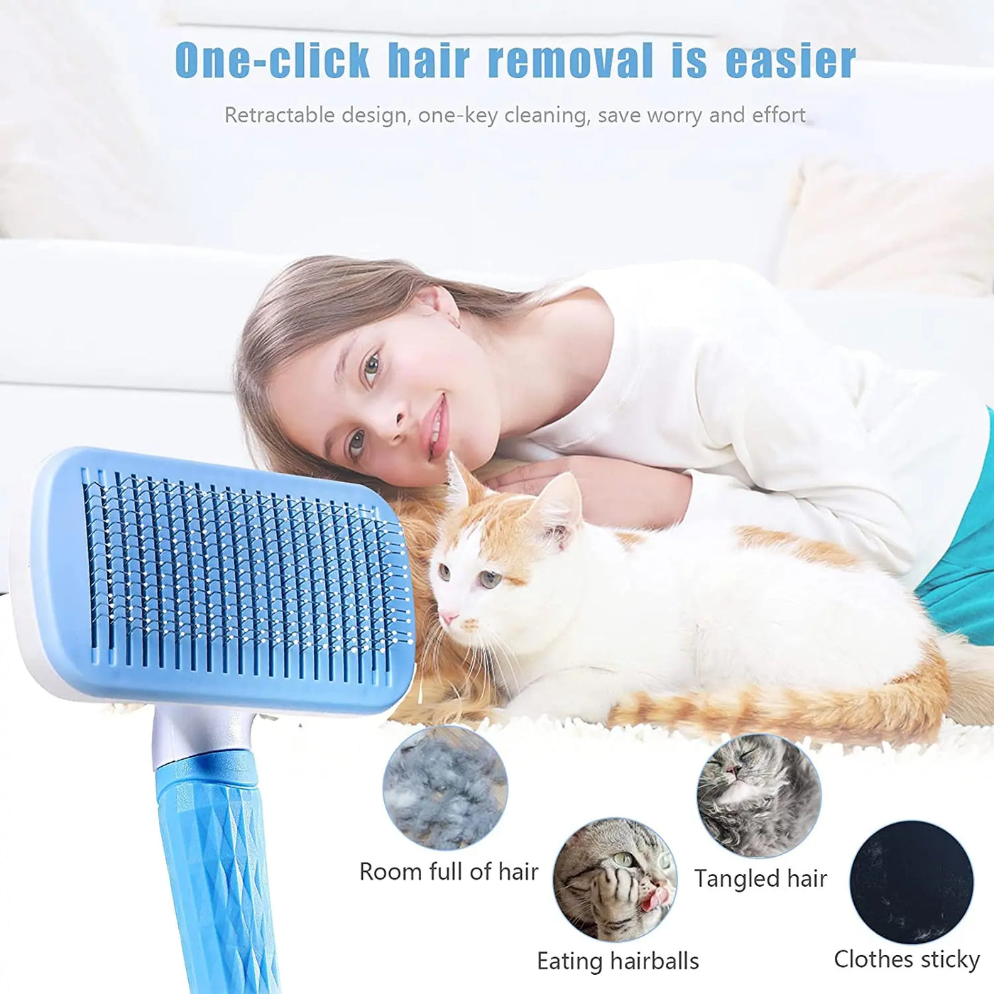 gentle pet fur comb