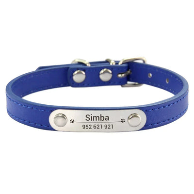 engraved ID pet collar