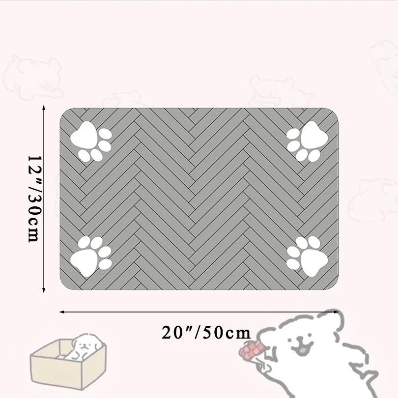 waterproof mat for dog bowls