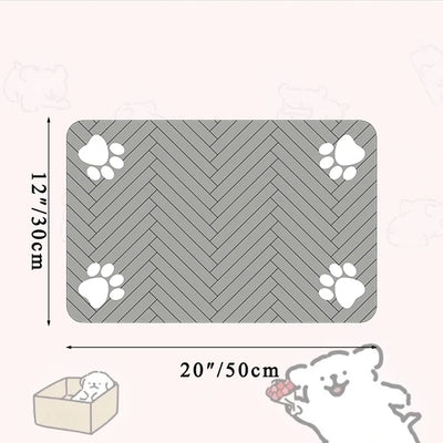 waterproof mat for dog bowls