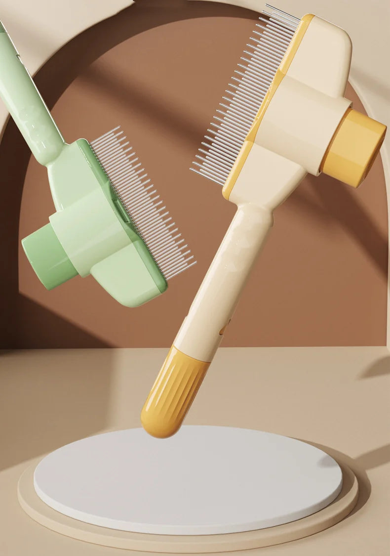 Self-Cleaning Grooming Comb