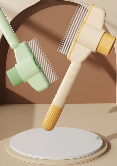 Self-Cleaning Grooming Comb