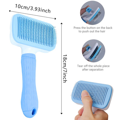 deshedding pet brush tool