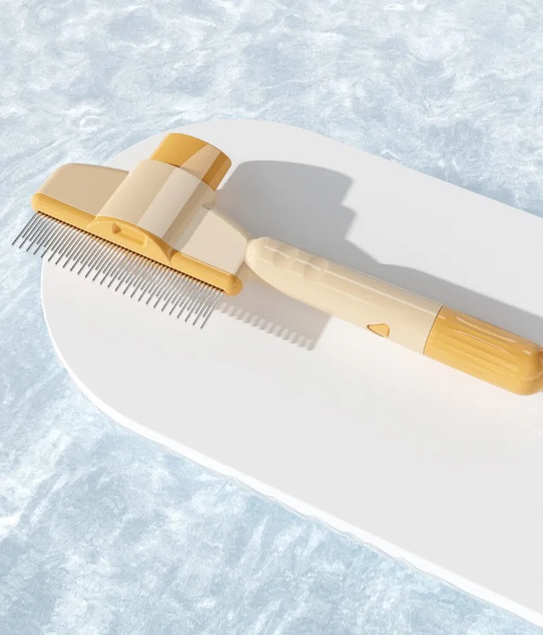 Self-Cleaning Grooming Comb