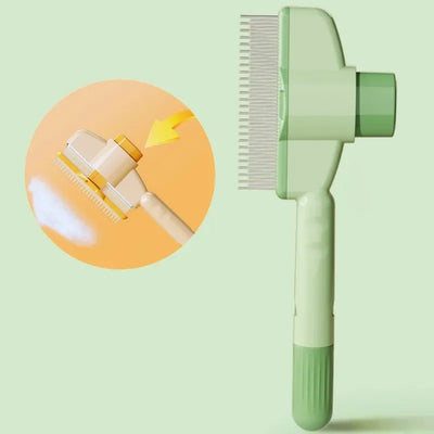 Self-Cleaning Grooming Comb