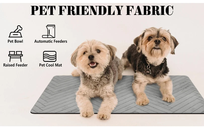 non-slip silicone pet food mat