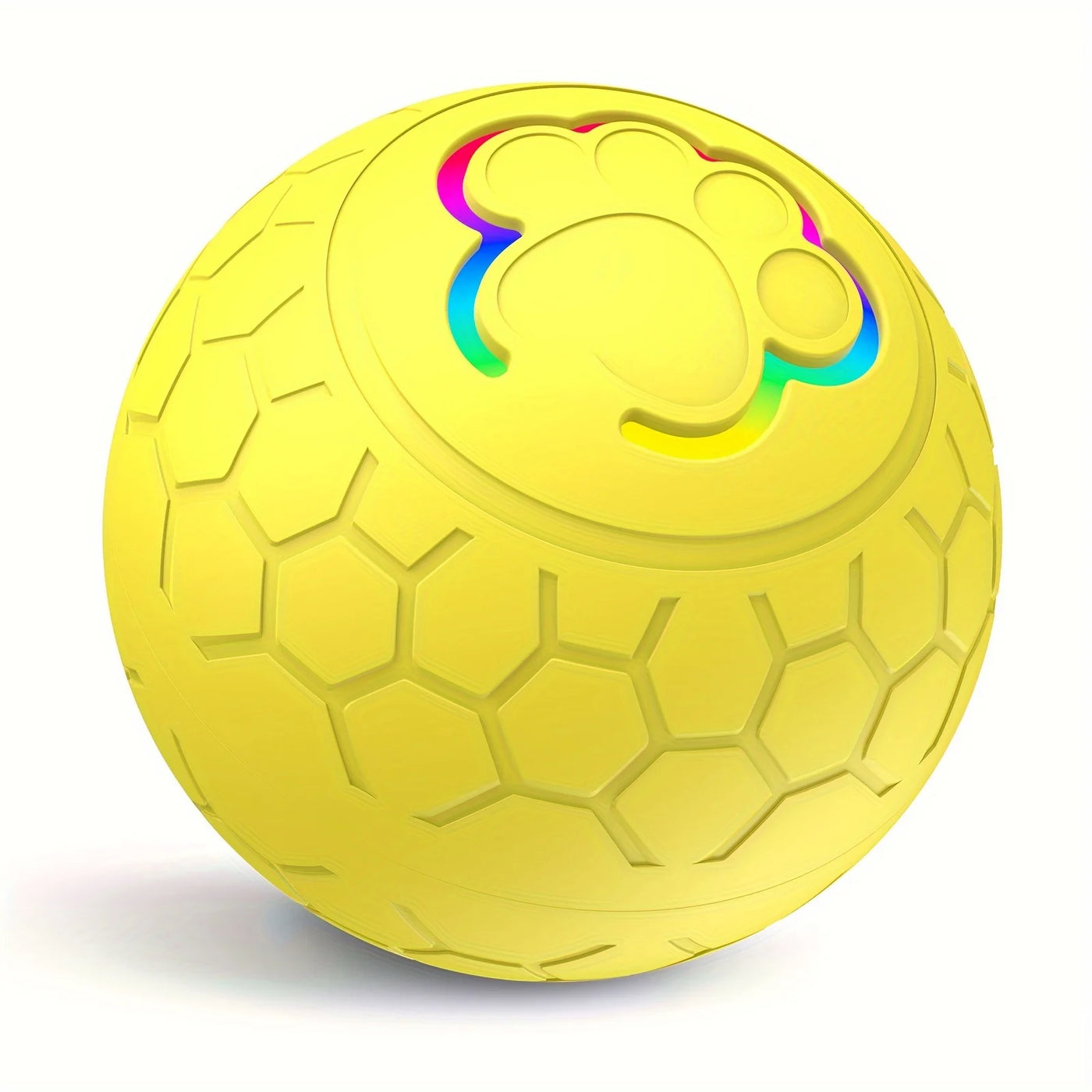 motion-activated pet light-up ball