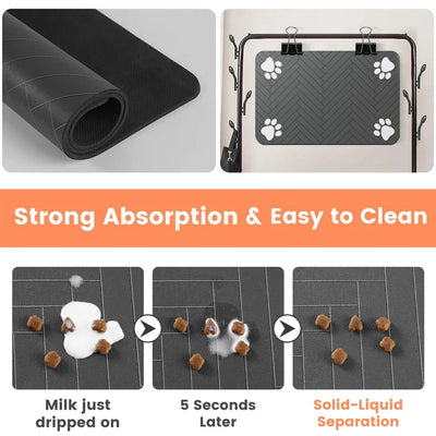cat food placemat for spills