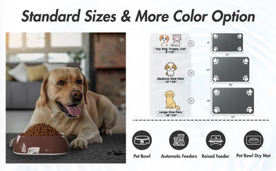 waterproof mat for dog bowls