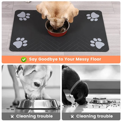 waterproof mat for dog bowls