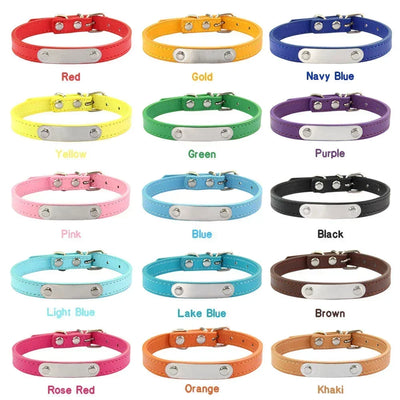 engraved ID pet collar