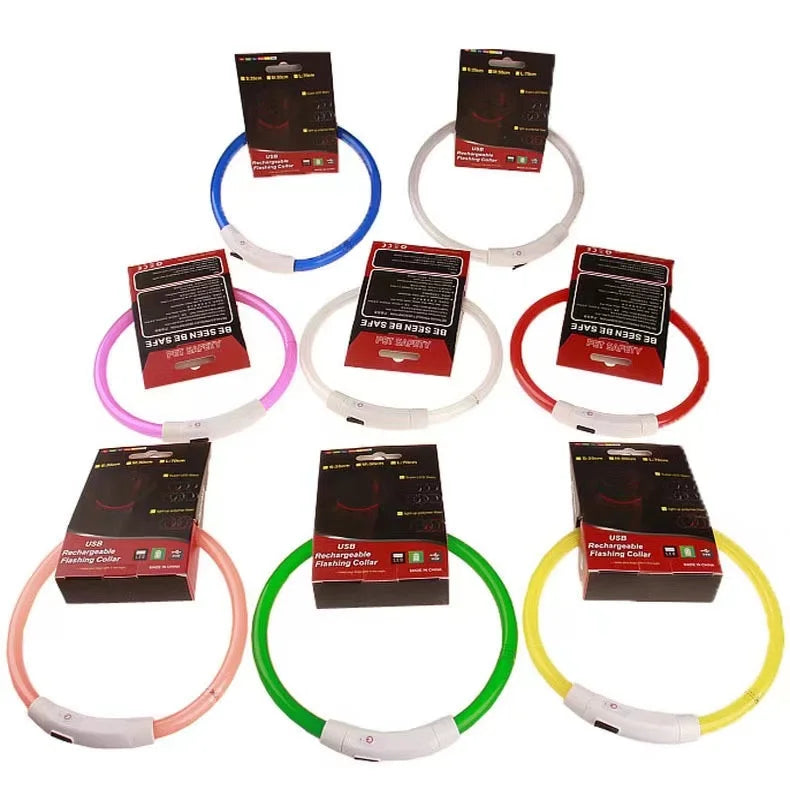 usb dog safety collar