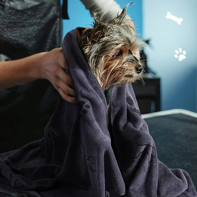 Quick-Dry Microfiber Pet Towel