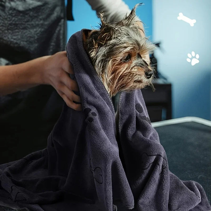 Quick-Dry Microfiber Pet Towel