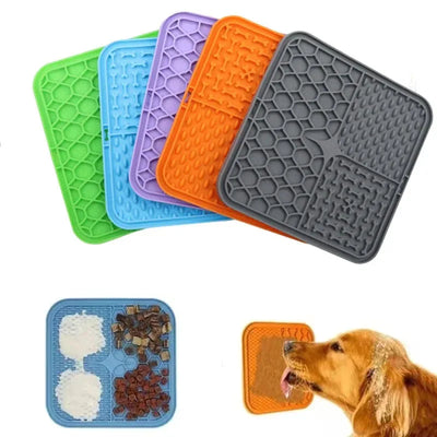 slow feeder silicone dog mat