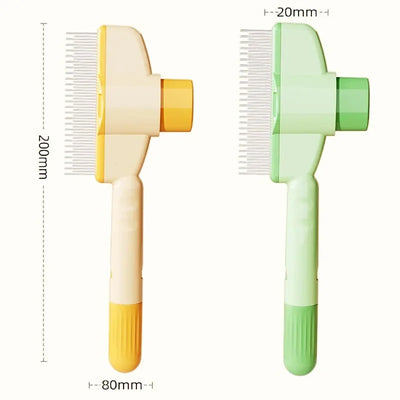 Self-Cleaning Grooming Comb