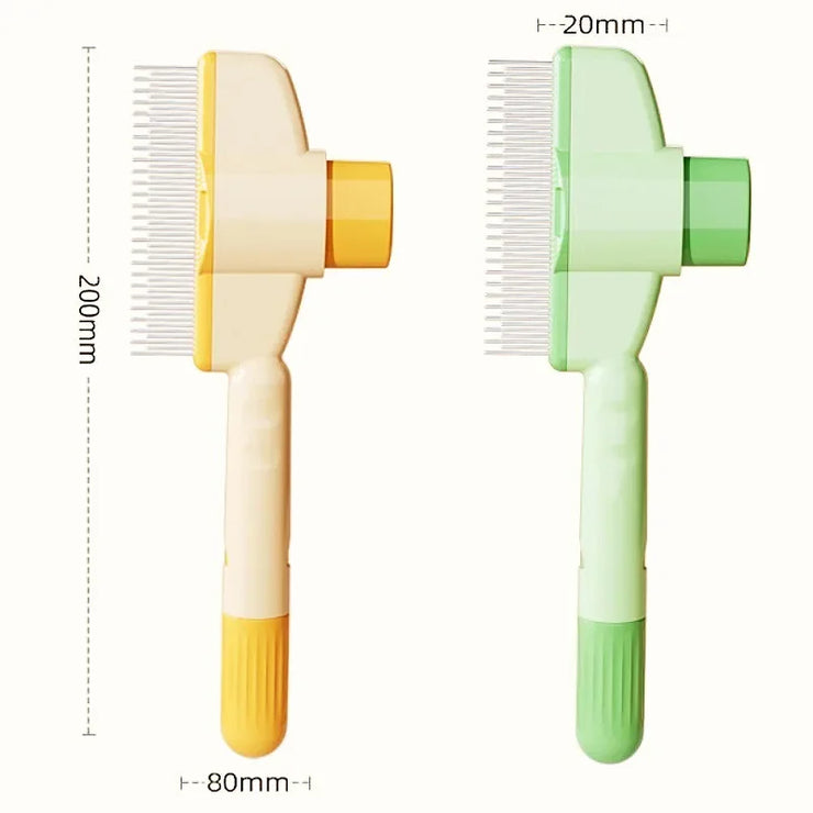 Self-Cleaning Grooming Comb