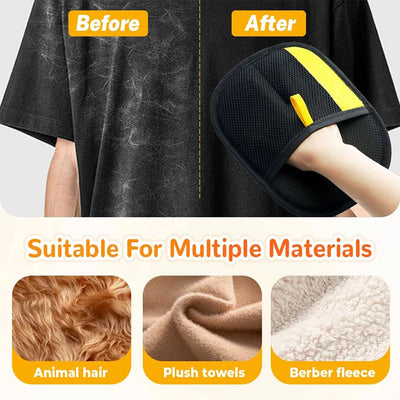 reusable dog brushing mitt