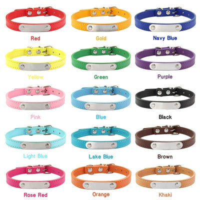 engraved ID pet collar