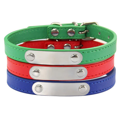 engraved ID pet collar