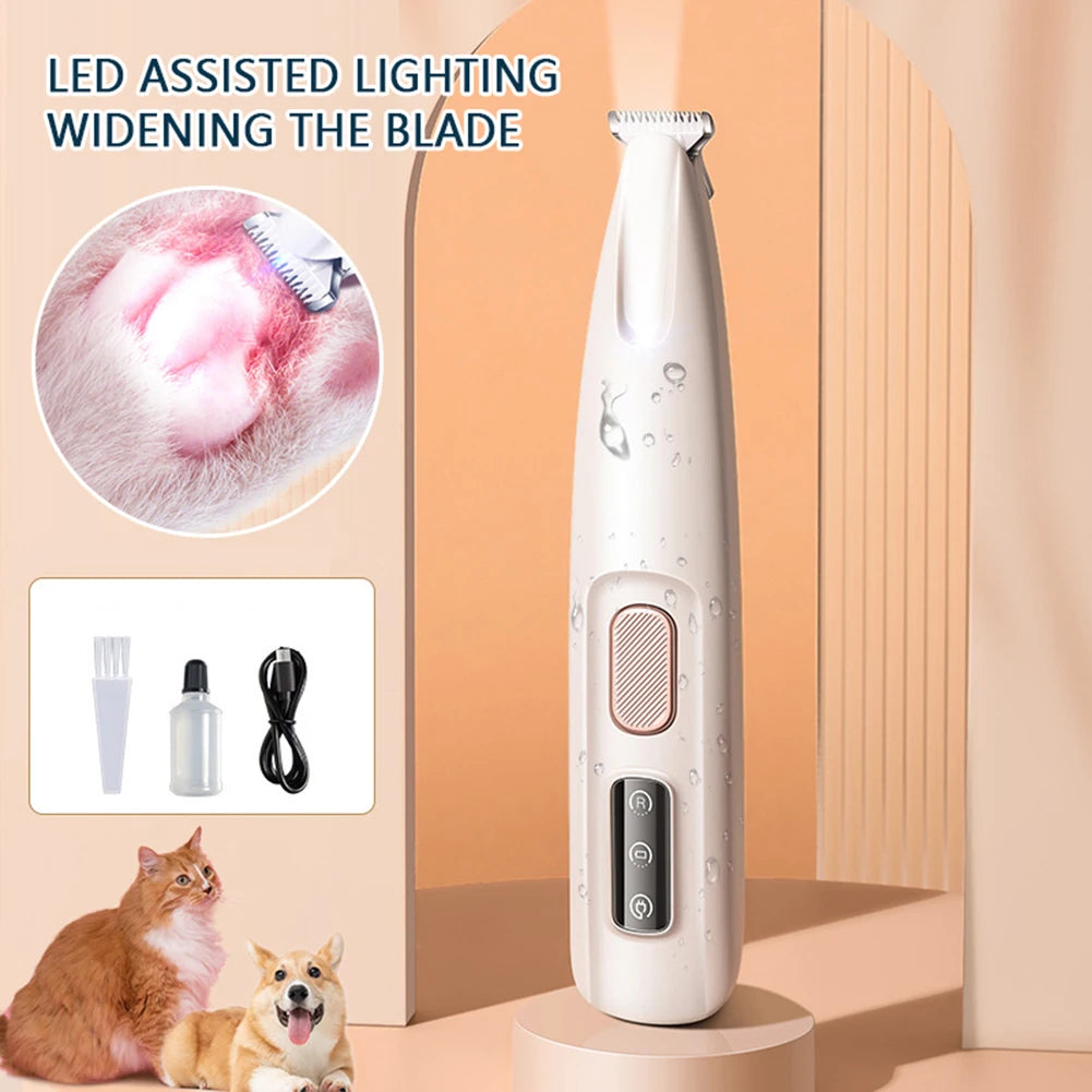 Rechargeable Pet Nail Grinder with LED Light