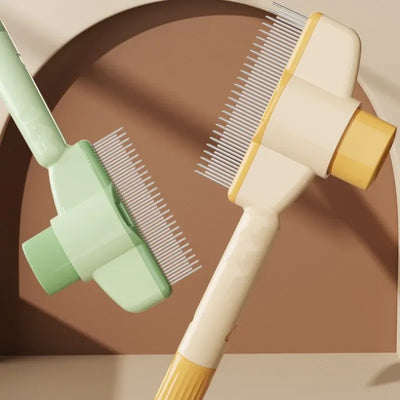 Self-Cleaning Grooming Comb