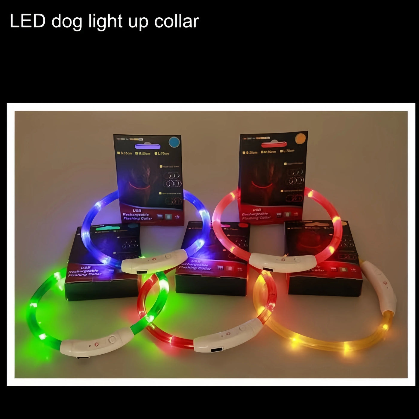 LED Glow Dog Collar
