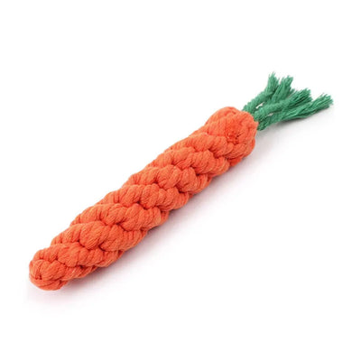 Durable Carrot Rope Dog Chew Toy