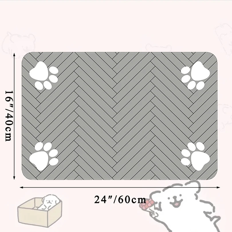 waterproof mat for dog bowls