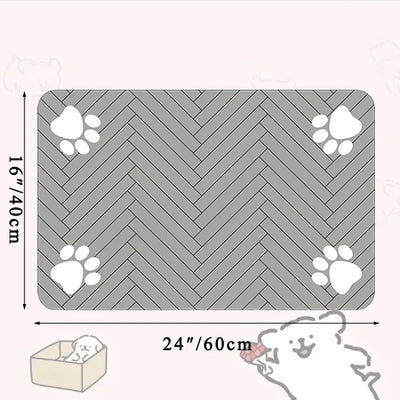 waterproof mat for dog bowls