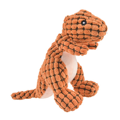 Plush Dinosaur Dog Toy