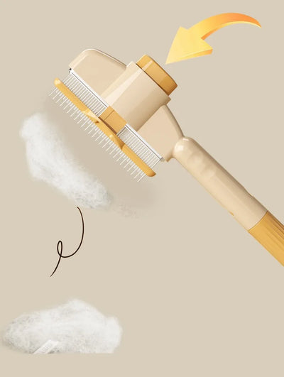 Self-Cleaning Grooming Comb