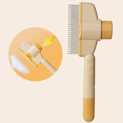 Self-Cleaning Grooming Comb