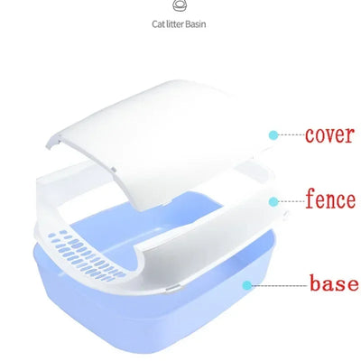 cat toilet box with high walls