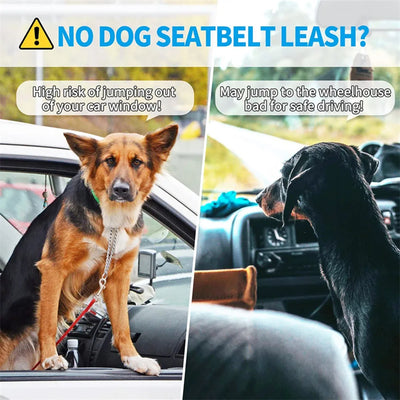 Reflective Dog Car Seat Belt