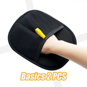 reusable dog brushing mitt
