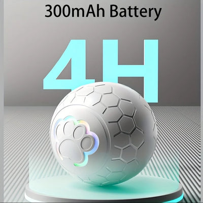 motion-activated pet light-up ball