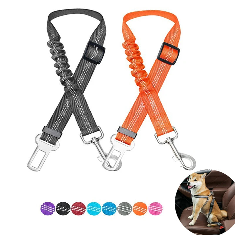 Reflective Dog Car Seat Belt