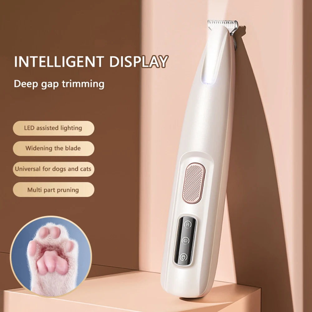 Rechargeable Pet Nail Grinder with LED Light