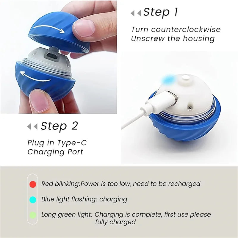 smart dog toy rechargeable ball