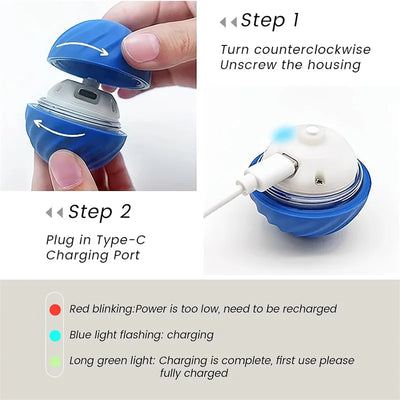smart dog toy rechargeable ball