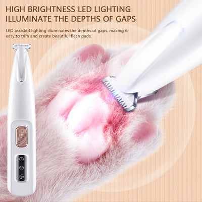 Rechargeable Pet Nail Grinder with LED Light