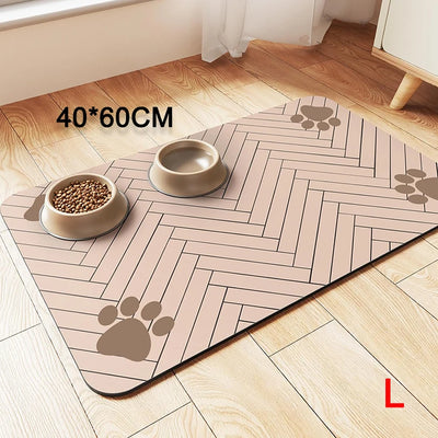 waterproof mat for dog bowls