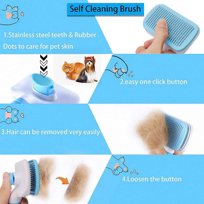 deshedding pet brush tool
