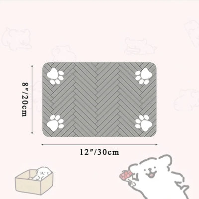 non-slip silicone pet food mat