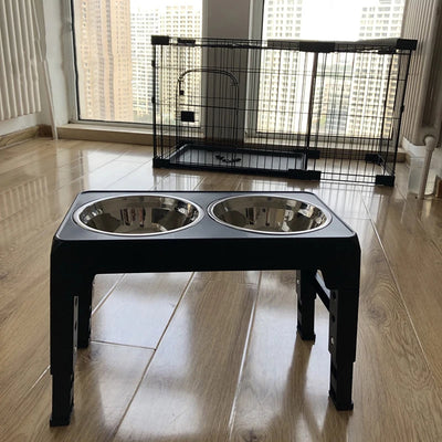stainless steel elevated dog bowls