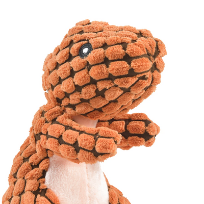 Plush Dinosaur Dog Toy